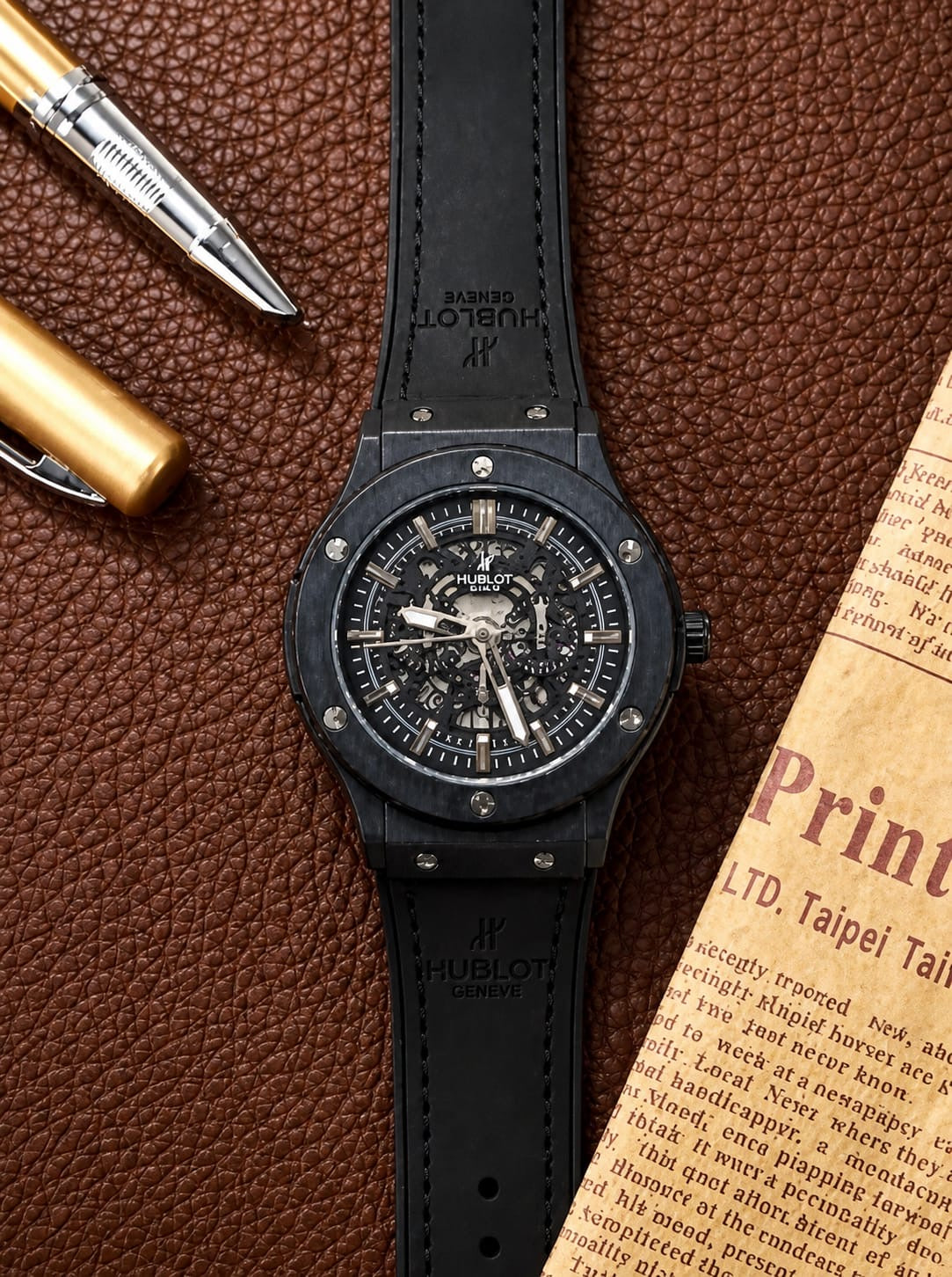 Hublot Classic Fusion Aerofusion "All Black" Skeleton