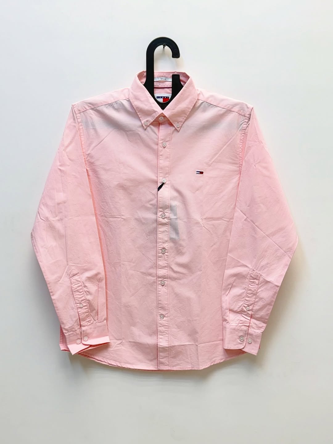Tommy Hilfiger Heritage Logo Shirt – Pastel Pink
