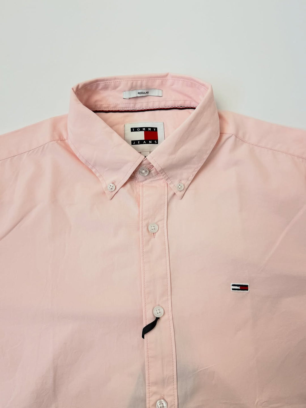 Tommy Hilfiger Heritage Logo Shirt – Pastel Pink