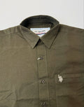 U.S. Polo Assn. Signature Logo Pocket Shirt | Army Green
