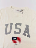 U.S. Polo Assn. Men's USA Graphic Crew Neck T-Shirt - Off-White