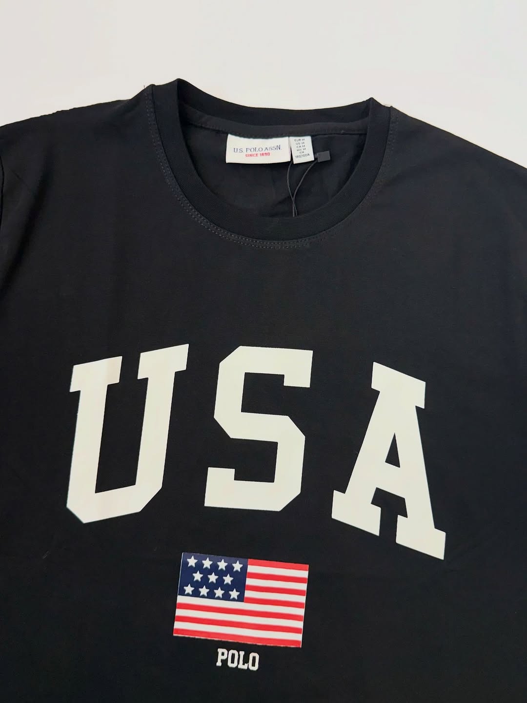 U.S. Polo Assn. Men's USA Graphic Crew Neck T-Shirt - Off-White