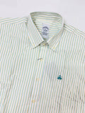 Brooks Brothers Regent Fit Striped Cotton Button-Down – Mint Green