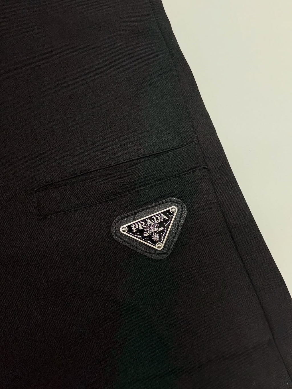 Luxury Inspired Nylon Tech Shorts - Black