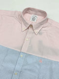Men’s Multi-Pastel "Fun Shirt" – Striped Oxford Button-Down