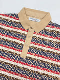 U.S. Polo Assn. Men’s Heritage Logo Print Polo - Khaki Multi