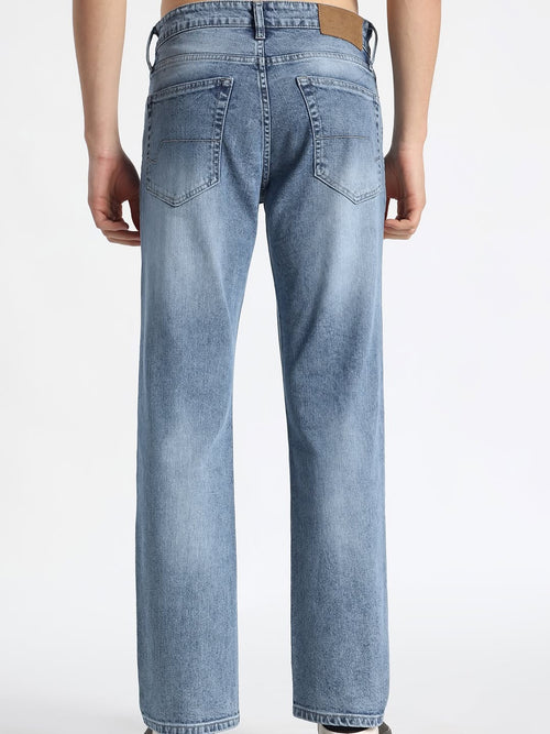 90s Heritage Straight Denim – Arctic Blue