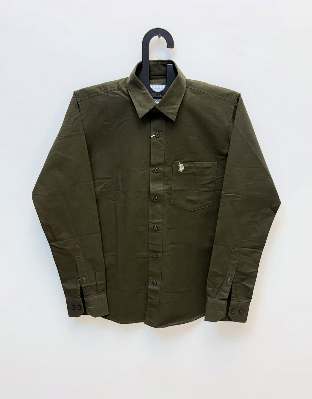 U.S. Polo Assn. Signature Logo Pocket Shirt | Army Green