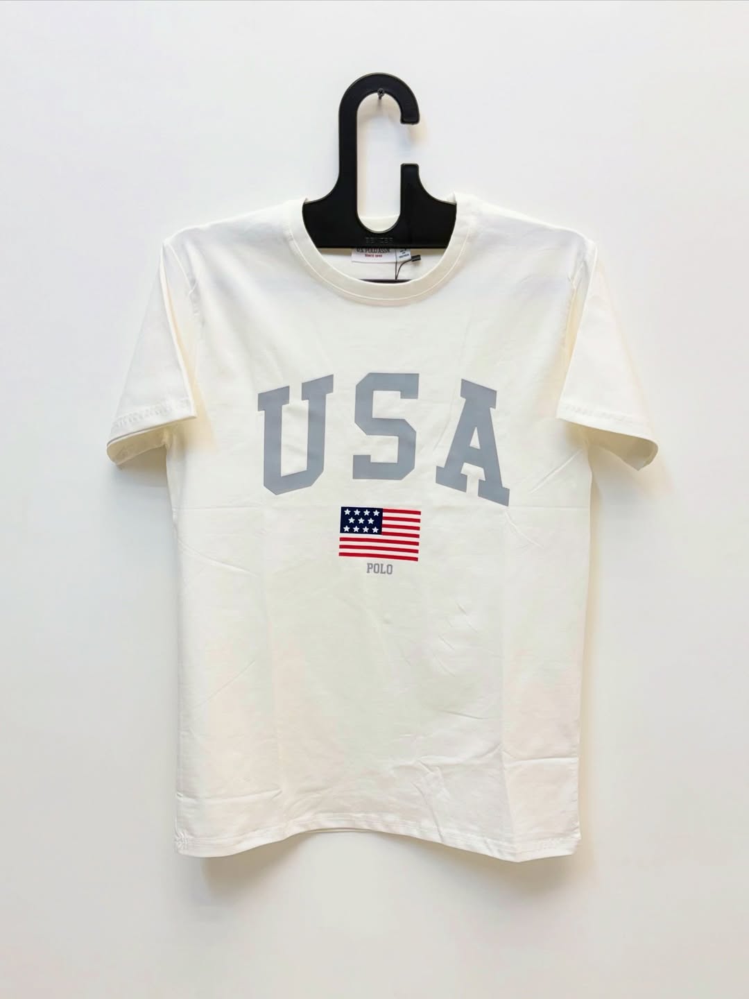 U.S. Polo Assn. Men's USA Graphic Crew Neck T-Shirt - Off-White