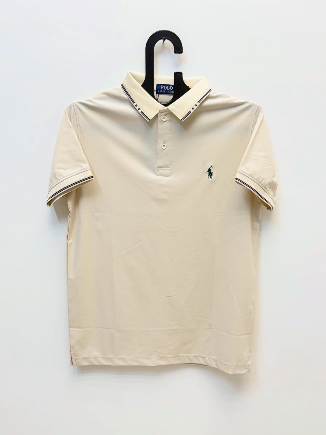 POLO RALPH LAUREN TIPPED COLLAR PIQUE POLO