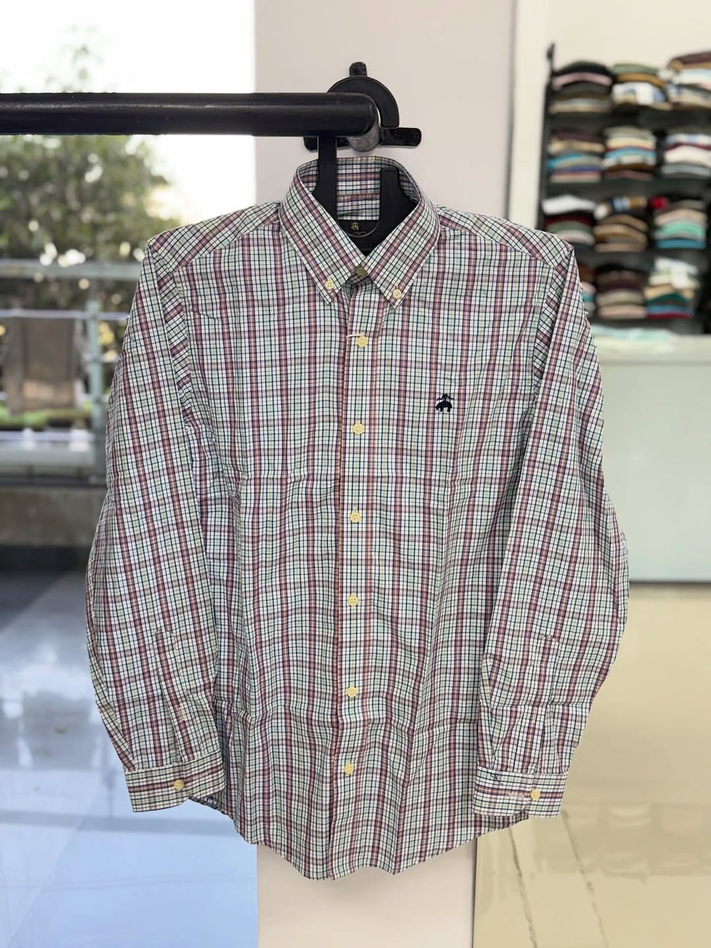 Brooks Brothers Classic Tattersall Check Button-Down Shirt