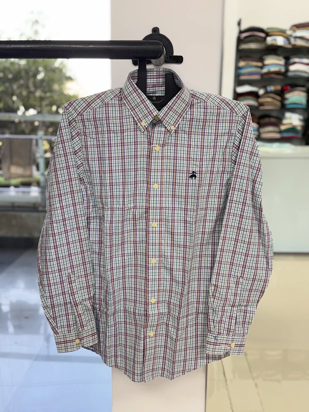 Brooks Brothers Classic Tattersall Check Button-Down Shirt