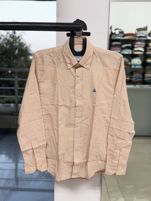 Brooks Brothers Men’s Regent Fit Striped Oxford Shirt