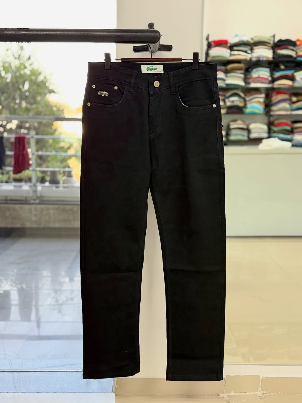 Lacoste Premium Core Black Jeans